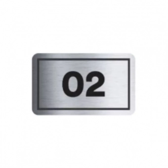 PLACA DE IDENTIFICACAO APTO 02