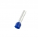 TERMINAL TUBULAR 16MM LONGO AZUL