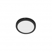 PAINEL LYS 18W 6500K REDONDO EMBUTIR PRETO TASCHIBRA