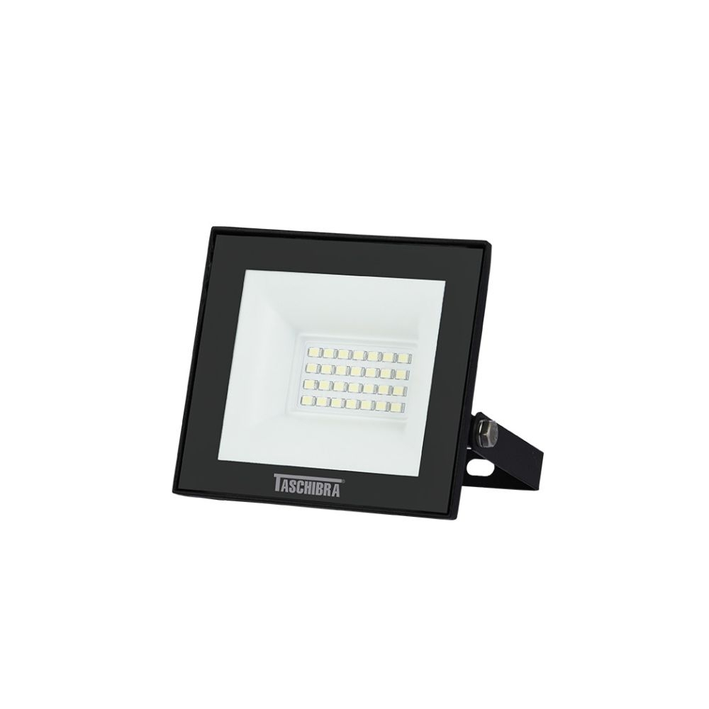 REFLETOR 30W VERDE PRETO TASCHIBRA