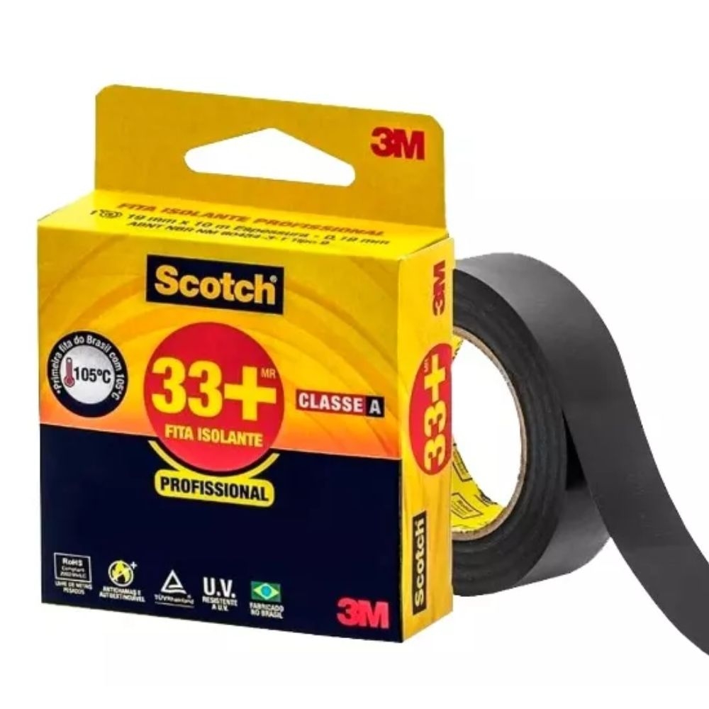FITA ISOLANTE 33+ 19MM X 10M  3M
