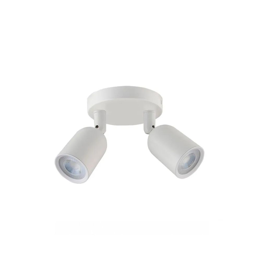 SPOT LED DIRECT BASE CIRCULAR 2X4W 3000K BRANCO TASCHIBRA