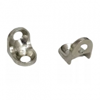 CANTONEIRA 2 FUROS ZAMAC ZINCADO 13,5X13,5X11,5MM BLISTER C50 MOVEIS ALBRAS