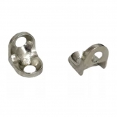 CANTONEIRA 2 FUROS ZAMAC ZINCADO 13,5X13,5X11,5MM BLISTER C50 MOVEIS ALBRAS