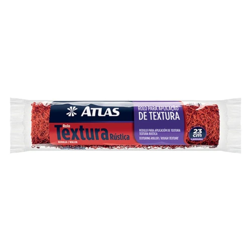 ROLO TEXTURA RUSTICA 23CM REF. 1155 ATLAS