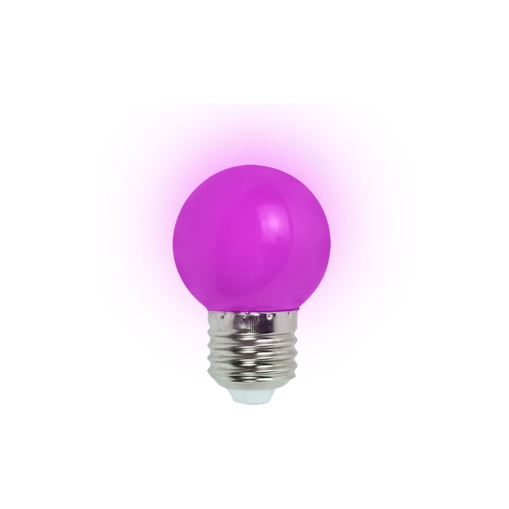 LAMP BOLINHA LED 3W 220V ROXA E27 KIAN