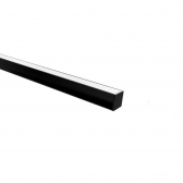PERFIL LED APEX 24X23 SOBREPOR PRETO (BARRA 1 METRO) TASCHIBRA