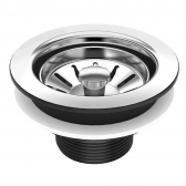 VALVULA PARA PIA AMARICANA 3.1/2 INOX ROCO