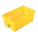CAIXA LUZ 4X2 AMARELA RETANGULAR TRAMONTINA