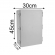 QUADRO COMANDO ROHDBOX 450X300X150MM CINZA COMPLETA  IP66 ROHDINA