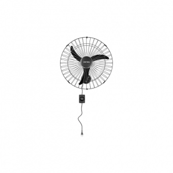VENTILADOR OSCILANTE PAREDE 60CM PRETO VENTIDELTA