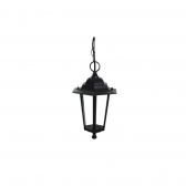 PENDENTE TLF 28 E27 PRETO TASCHIBRA