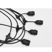 CORDAO CIPRO C 8 SOQUETES E27 C PROLONGADOR TASCHIBRA