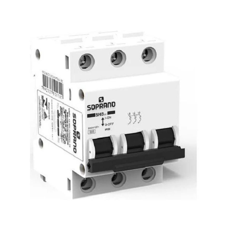 DISJUNTOR C25A DIN TRIF SOPRANO