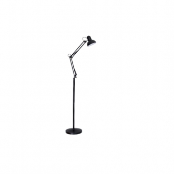 LUMINARIA DE PISO ARTICULAVEL PRETA LPA10116