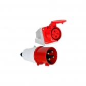PLUG (024) 3P+T VERM 380VAC/32A 6H IP44 SIBRATEC
