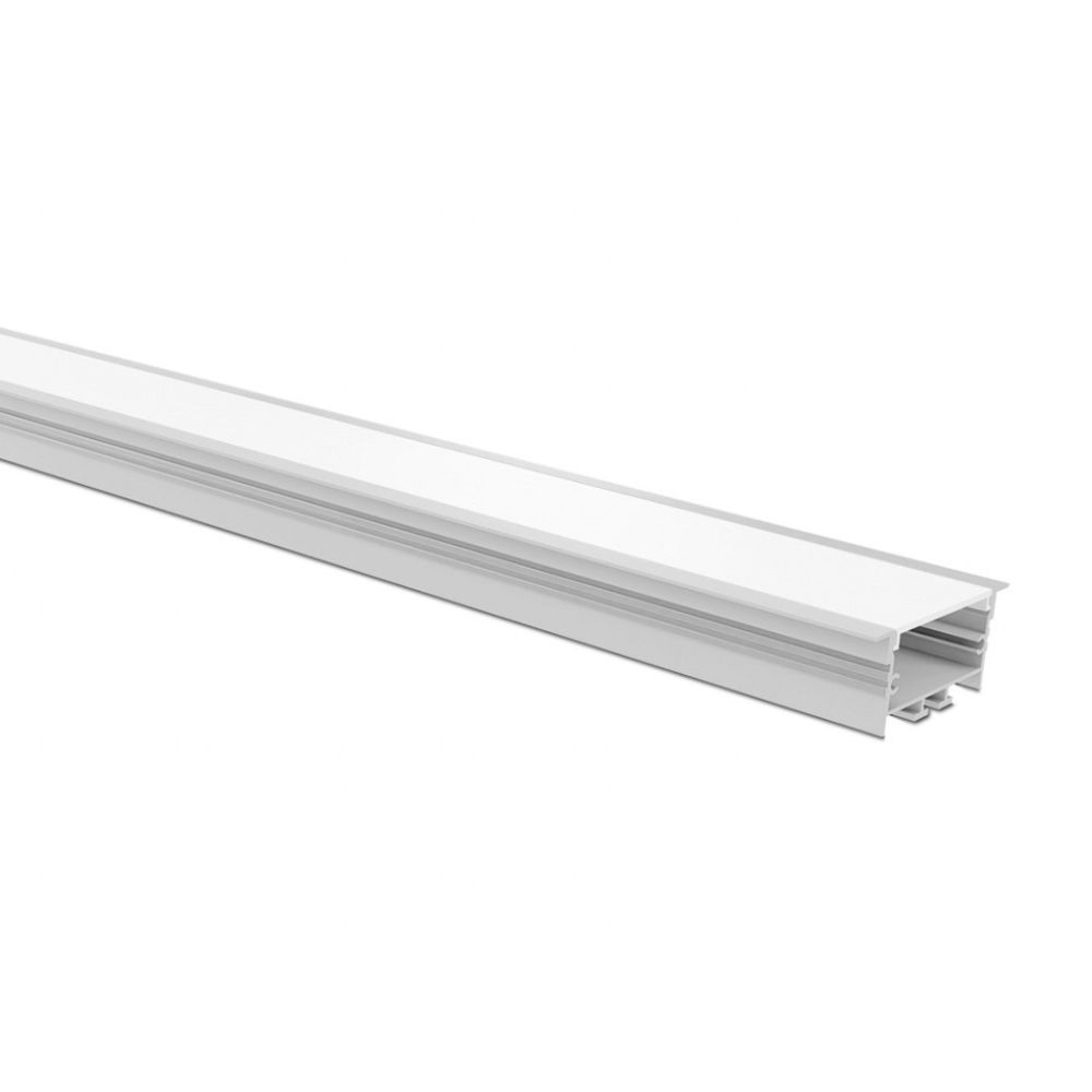 PERFIL LED ZENITH 62X25 EMBUTIR BRANCO (BARRA 2 METROS) TASCHIBRA