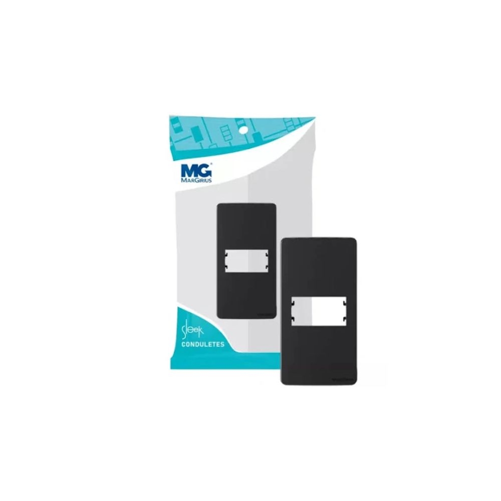 PLACA COND. 1P PRETO SLEEK MARGIRIUS