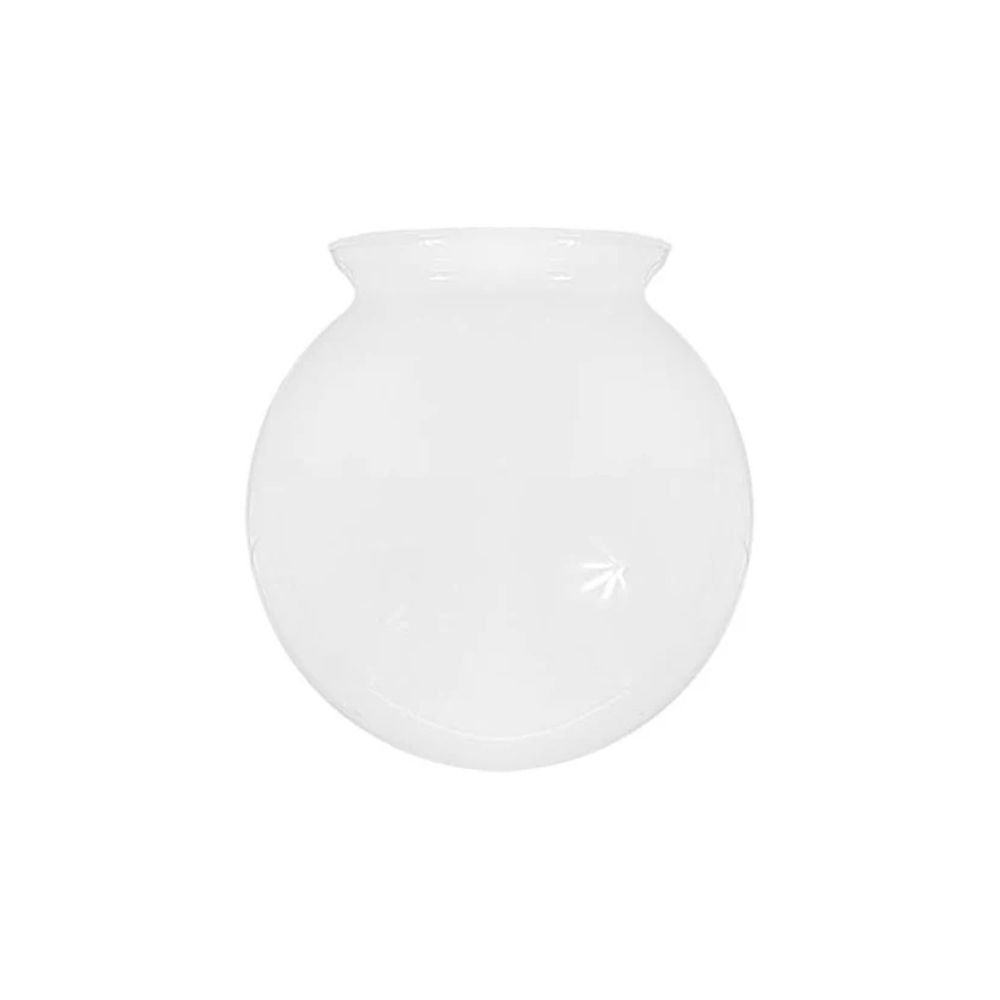 GLOBO ESFERICO 10X15 VIDRO LEITOSO