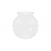 GLOBO ESFERICO 10X15 VIDRO LEITOSO