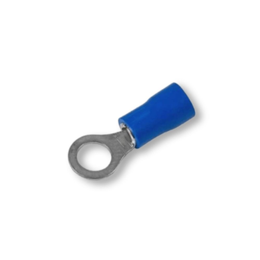TERMINAL ANEL 16MM FURO 10.5MM AZUL