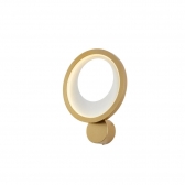 ARANDELA LED ZAHAL 15W 3000K DOURADO FOSCO NORDECOR