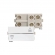 MODULO INT. DUPLO PULSADOR REVERSIVEL BRANCO SLEEK MARGIRIUS