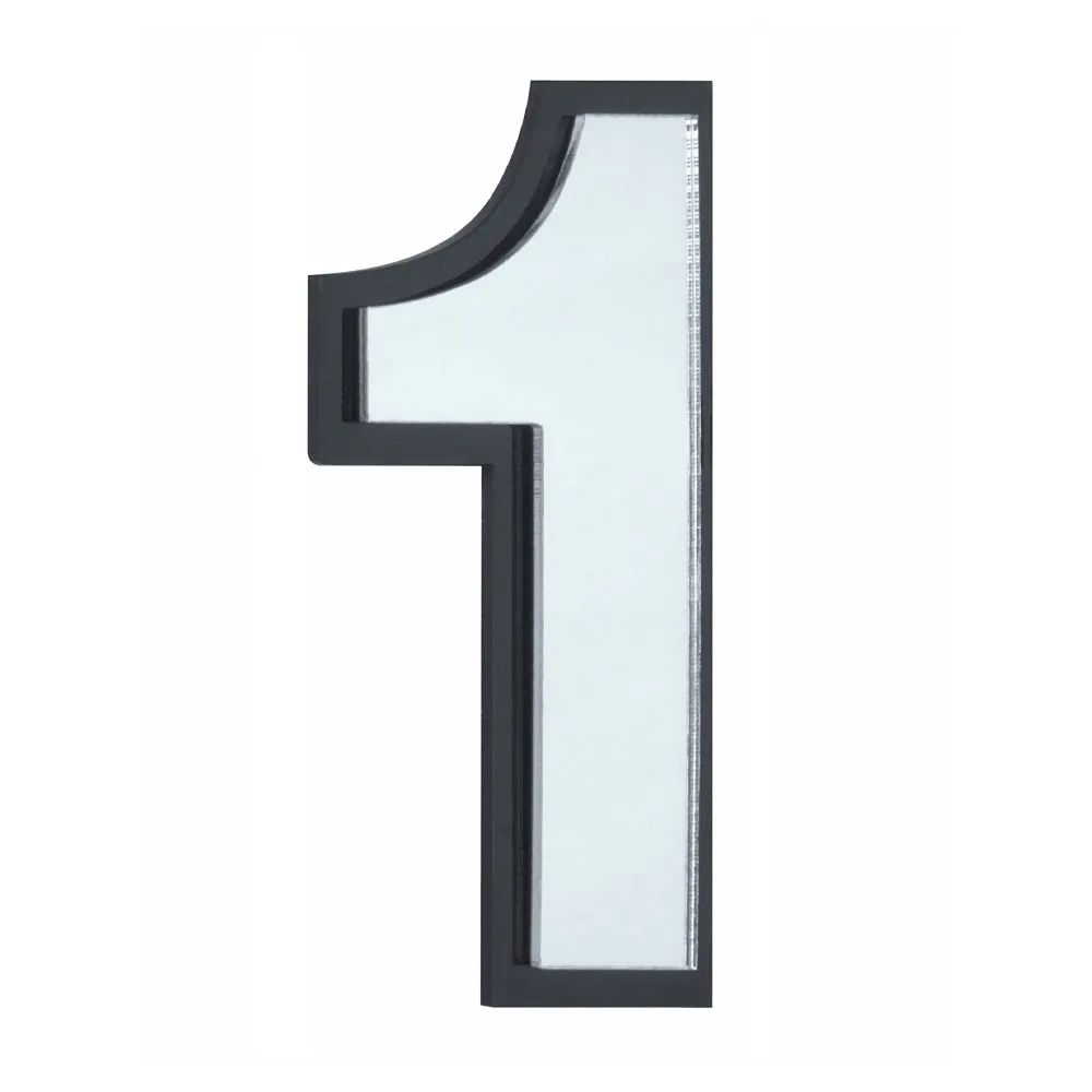 NUMERO 1 ESPELHADO 10CM