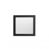 PAINEL LYS 18W 4000K QUADRADO SOBREPOR PRETO TASCHIBRA